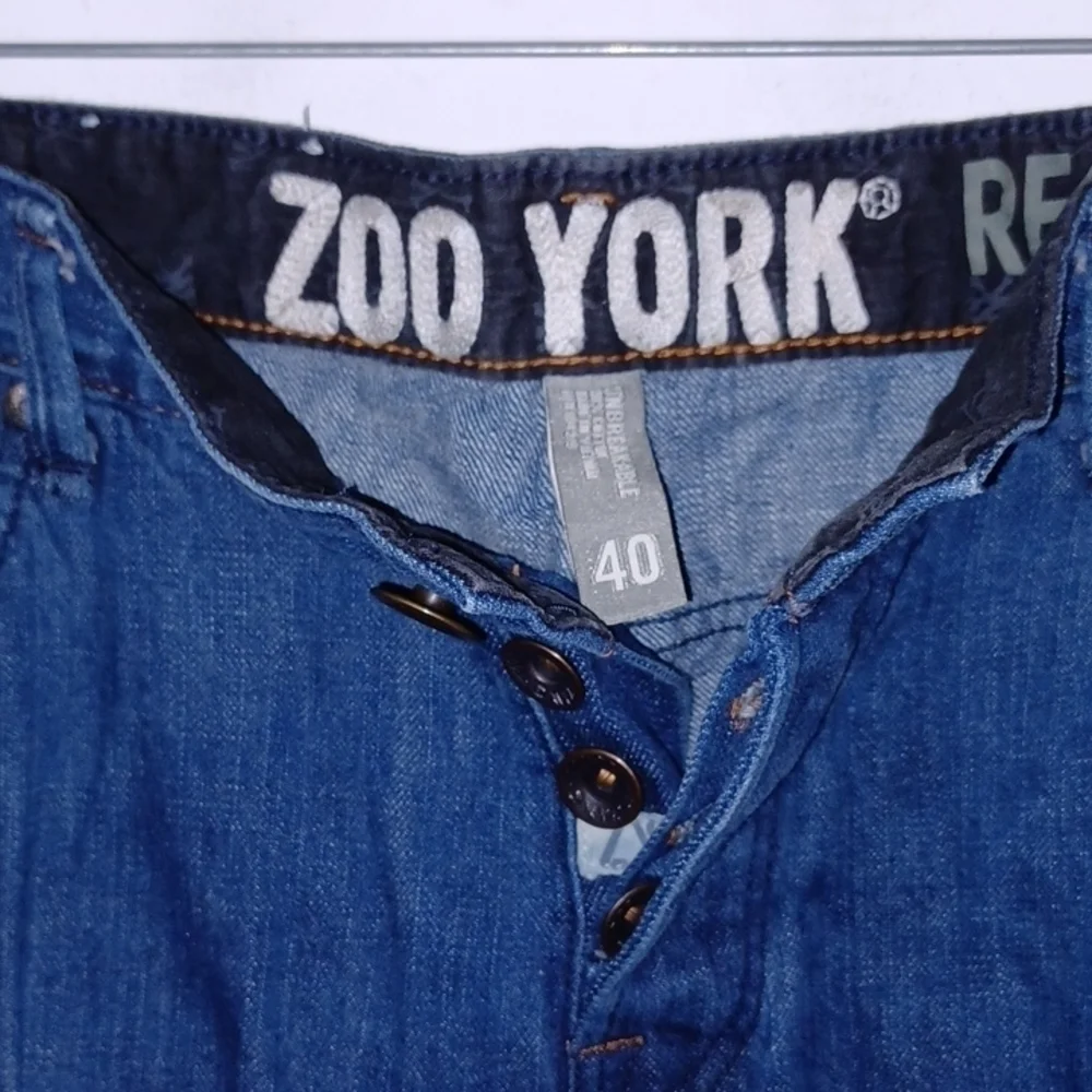 ZOO YORK Mens Button-Fly Jeans, 40W, 30L - Picture 7 of 7